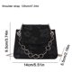 thumbnail image 3 of Bolso De Hombro Bolso Bandolera Cuadrado De Pu Para Mujer, Bolsos Tipo Satchel Impresos, Diseño Simple, Viajes, Vacaciones, 3 of 8
