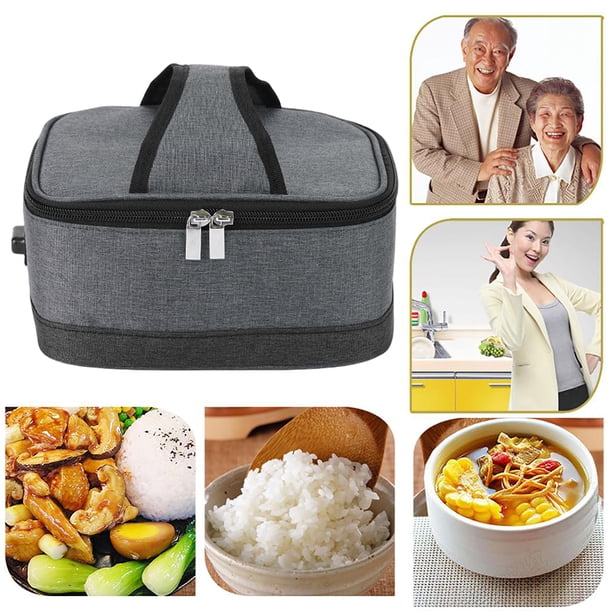 Bento Térmica Almuerzo Calentamiento Tote Coche Camping Fiambrera Eléctrica USB