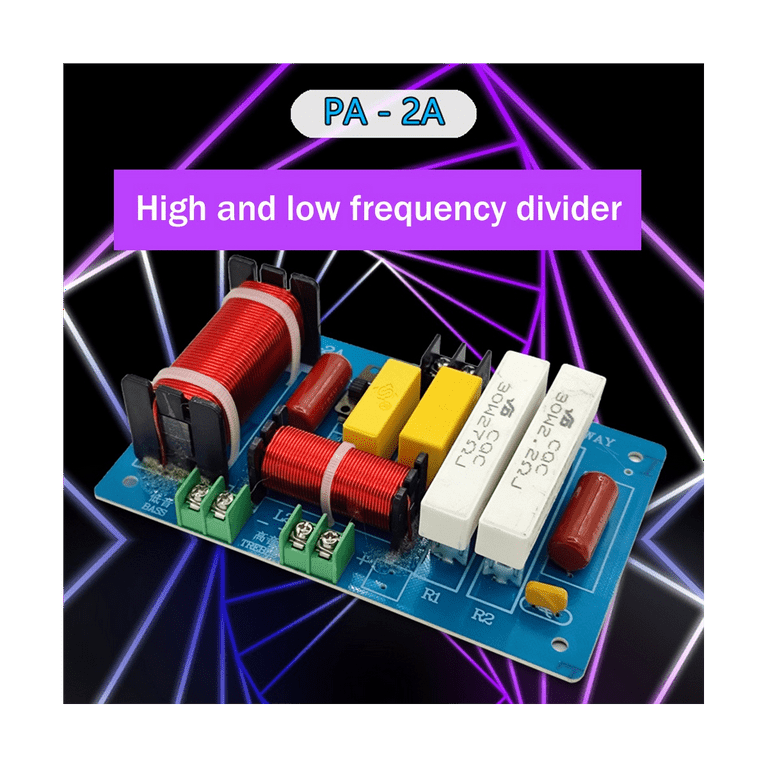PA-2A 450W Way Audio Speaker Divider Treble Bass Frequency