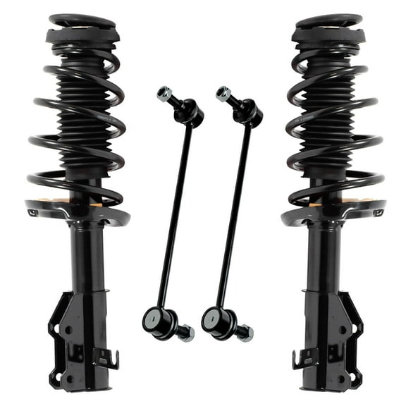 Detroit Axle - 4pc Front Struts Sway Bars for 2014-2019 Chevrolet Impala 2 Struts and Coil Spring Assembly 2 Sway Bar Links Replacement Suspension Kit