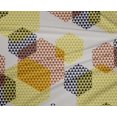 thumbnail image 4 of oneOone Polyester Lycra Tissu Bleu Marine Triangle & Hexagone Géométrique Robe Tissu Tissu Imprimé par la Cour 56 Pouces de Large, 4 of 4
