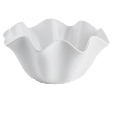 

1Pc 5.9Inches Ceramic Fishtail Shaped Dish Condiment Relish Plate Tableware Seasoning Sauce Dish Snack Plate Mini Bowl(White)