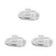 thumbnail image 1 of Qarigey Almohadillas nasales de silicona ovaladas, 5 pares, tornillo de presión, tornillo de aire transparente, ligero, compacto para reemplazo de Type1 Qarigey CBP289253, 1 of 6