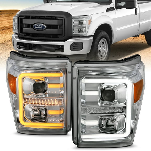 ANZO USA 111407 ANZO USA Projector Headlights Fits select: 2011-2016 FORD F250, 2011-2016 FORD F350