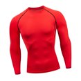thumbnail image 2 of Camisa Corriente Para Hombre, Camisa De Compresión Ampliamente Utilizada Roja Para El Deporte, 2 of 8
