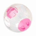 thumbnail image 4 of Pelota de ejercicio de plástico de 18,5 cm para hámster, jerbo, mascota pequeña, para correr (rosa), 4 of 14