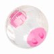 thumbnail image 4 of Pelota de ejercicio de plástico de 18,5 cm para hámster, jerbo, mascota pequeña, para correr (rosa), 4 of 14