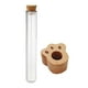 thumbnail image 1 of Cat Whisker Vaso para recuerdos de bigotes de gato con base de madera botella de vidrio para conservar pelo de mascota caja de recuerdos para gatos colector de barba adecuado para regalos de, 1 of 9