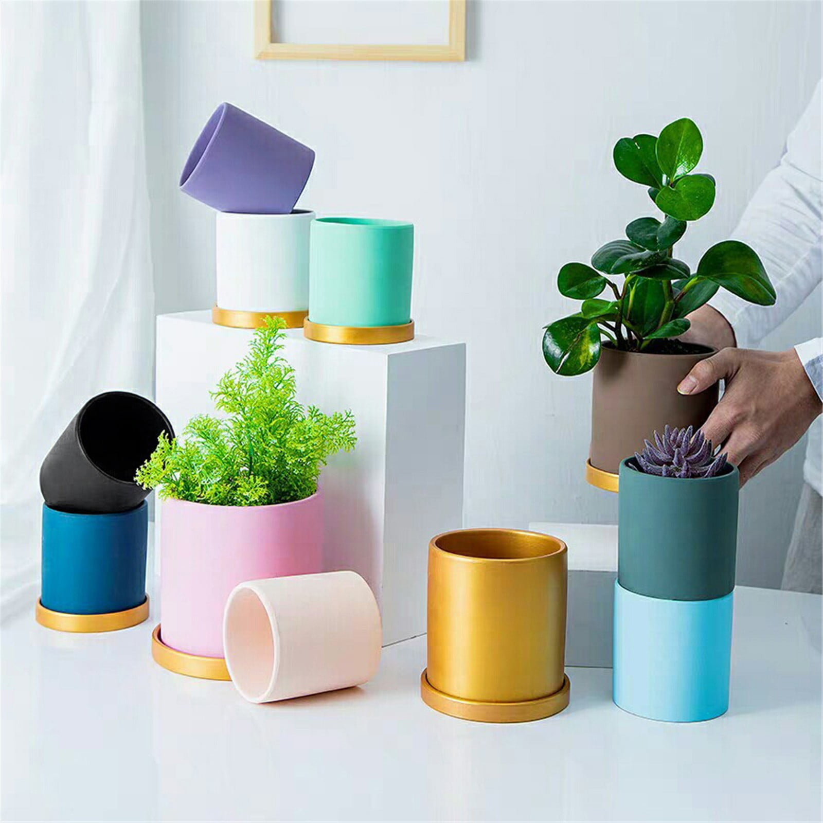 Soucoupes Pour Plantes Transparentes - Lot De 20, Diamètre 25 Cm - En Plastique PP, Pour Intérieur/extérieur - Pour Pots De Fleurs Ou Usage Divers - 11