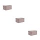 thumbnail image 3 of Contenedor de almacenamiento Toystoory con asa de cuerda resistente Rosa claro 31*21*13, 3 of 6