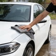 thumbnail image 4 of Cleaning Cloth Microfiber Cleaning Cloth Reusable Microfiber Glass Cleaning Cloth Multipurpose Microfiber Towels for Kitchen Glass Car Window Cleaning, Dark Gray, 4 of 7