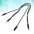 thumbnail image 5 of 3 Ways Daisy Chain Multi Interface Connecting 1 to 3 Cable Splitter Cord for Guitar Effects Power Supply Adapter OD05 Black, 5 of 10