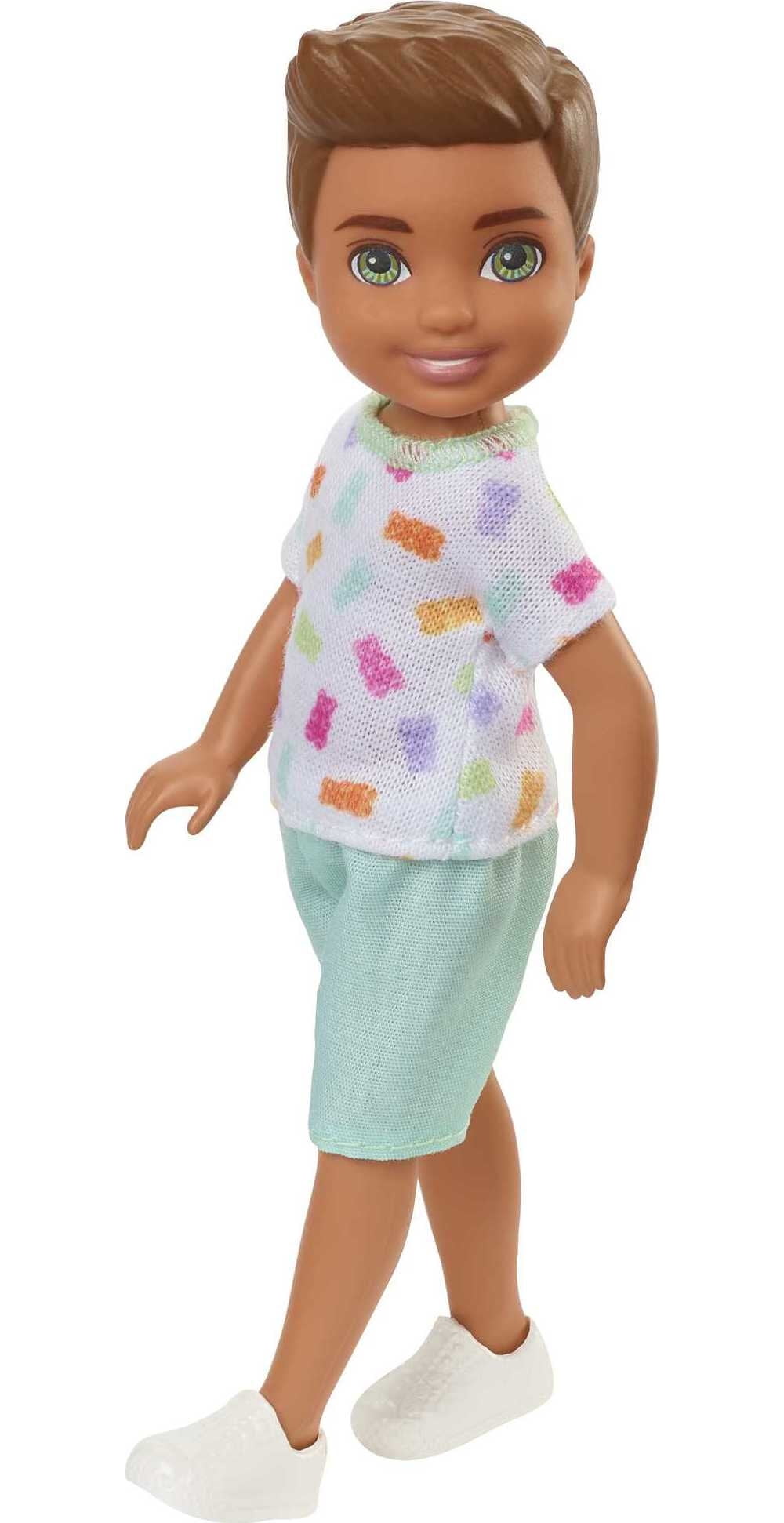 Barbie Chelsea Boy Doll in Colorful T-Shirt, Toy for 3 Year Olds & Up