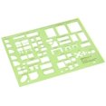 thumbnail image 2 of ALVIN Interior Design Template 8.5" x 11" Model TD7161 Kitchen, Bed, and Bath Template, Interior Design, 8.5 x 11 x .030 Inch, 2 of 4