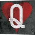 thumbnail image 4 of Metaverse Aubree Perrenoud 'Jack of Diamonds, Queen of Hearts , King of Clubs & Ace of Spades Gray' Canvas Art (Set of 4), 4 of 5