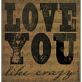 thumbnail image 2 of DiPaolo, Dan 15x15 White Modern Wood Framed Museum Art Print Titled - Love Like Crazy, 2 of 4