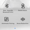 thumbnail image 5 of Headphones,headphones bluetooth,wireless headphonesWireless Earphone Bluetooth 5.0 Dual Stereo Noise Reduction Bass Control, 5 of 5