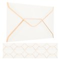thumbnail image 1 of OULII 10Pcs Wedding Invitation Envelopes Rose Gold Translucent Design for Cards and Invitations, 1 of 8
