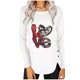 thumbnail image 1 of Casual mujer verano Sexy gradiente estampado Regular cuello redondo mujeres manga larga Top Fridja  czfsfas3694, 1 of 5