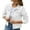 White, variant on Bibifish Women's Denim Jackets Long Sleeve Button Down Lapel Soft Cropped Jackets Classic Casual Vintage Wash Daily Wear Outerwear