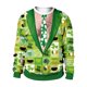 thumbnail image 1 of Sudadera con estampado del Día de San Patricio para hombre, jersey de chándal de gran tamaño con estampado de Calavera, ropa de calle con cuello redondo, 1 of 4