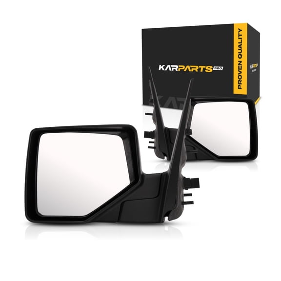 For Ford Explorer 2006 07 08 09 2010 Door Mirror Driver and Passenger Side | Pair | Power | Non-Heated | Paint To Match | w/Puddle Light | Replacement For FO1320279, FO1321279 | 6L2Z-17683-DAA