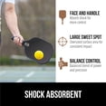 thumbnail image 4 of Gorilla Gear Pickleball Paddle Set of 2 with Pickleball Balls, Bag, USAPA Approved Fiberglass Racket, Black, 4 of 10