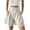 Beige, variant on frariair ​Women's Breathable Elastic Waist Lounge Shorts With Flowy Silhouette And Secure Storage For Hot Weather Activities​ Beige