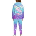 thumbnail image 3 of DISNIMO Galaxy Rainbow Axolotl Hoodie Girls Hoodies Set Size 6-7 Girls Clothing Set Kids 2 Piece Outfits Girls Hoodies Pullover Hooded Sweatshirt Kids Hoodie with Pockets Boys Sports Hoodie Sets, 3 of 7