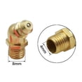 thumbnail image 4 of Unique Bargains Brass M6 M8 M10 Thread 45 Degree Angle Grease Nipple Fittings Assortment Kit for Car 5 Set, 4 of 5