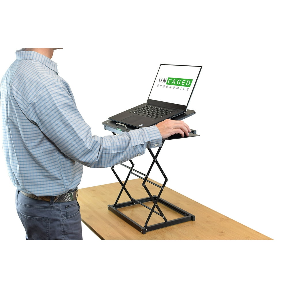 Adjustable Laptop Desk Stand & Ergonomic Standing Desk Converter for ...