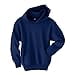 thumbnail image 2 of Hanes Boys Eco Smart Pullover Hoodie, Navy, Medium, 2 of 4