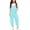 Light Blue, variant on Bmisegm Toddler Girl Pants Girls Fashion Casual V Suspender Romper Solid Color Loose Casual Romper with Pocket boys pants 13-14Years 160
