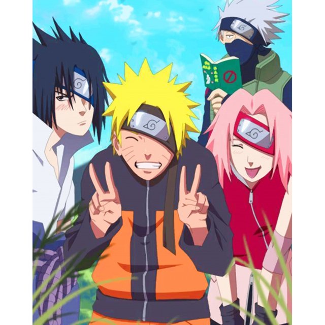 Cuadros Decorativos Personaje de Anime para colorear imagen pintura al óleo por números juego de pinturas acrílicas JShteea Nuevos Originales