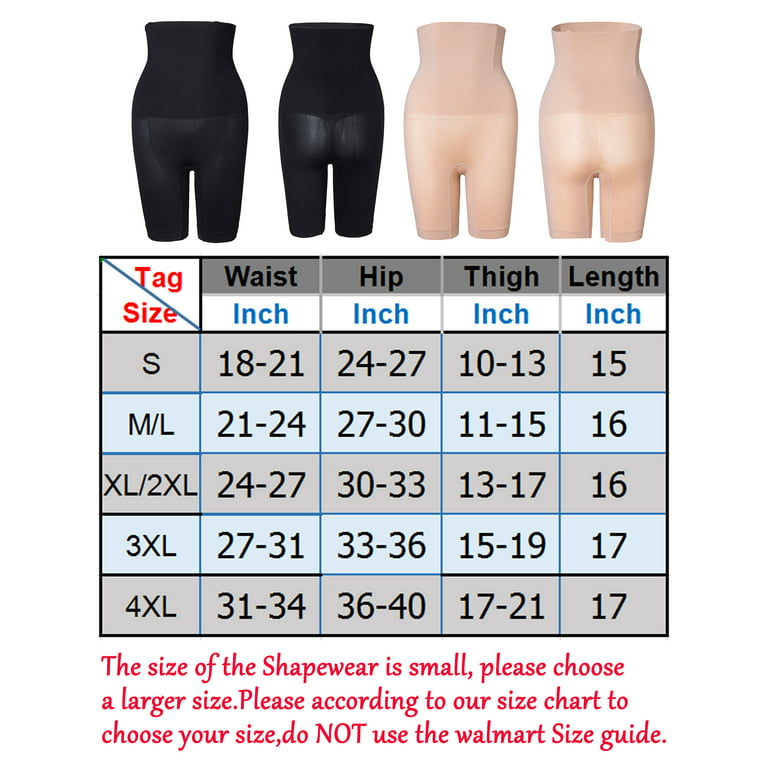 Women Tummy Control Panties Shapewear High Waist Thigh Slimmer Body Shaper  Butt Lifter BoyShort Panty 