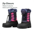 thumbnail image 4 of BURUDANI Kids Boys Girls Winter Snow Boots Insulated Outdoor Snow Boots Soft Warm Shoes Boots, 4 of 6