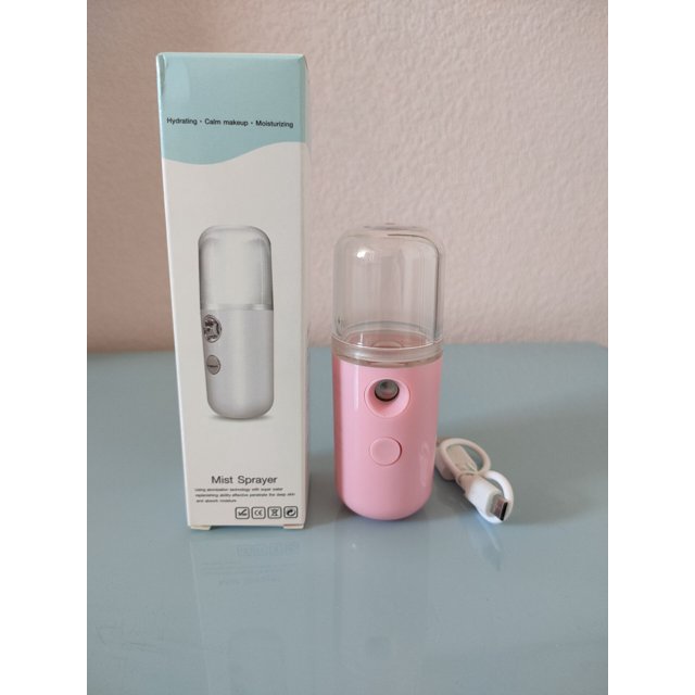 Instrumento hidratante, instrumento pulverizador portátil de mano con carga USB, mini humidificador, instrumento de belleza