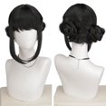 thumbnail image 5 of Peluca de cosplay Rumi de Demon Hunters de KPop, cabello sintético rosa de 90 cm de largo, resistente al calor, fibra de alta calidad, ideal para escenarios, peinados diarios y eventos de cosplay., 5 of 5