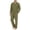 37#Dark Green, variant on Mens Pajamas Set Solid Soft Pajamas Long Sleeve Top and Long Pants Set Pjs Sets Soft Sleepwear with Pocket Beige L