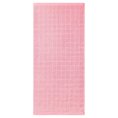 Eguiwyn 100% Pure Cotton Absorbent Plaid Kitchen Towels Soft Checkered Dish Towels for Washing Dishes and Wiping Tables Multi Color Lint-Free Household Cleaning Rag Cloths pink 34*72cm
