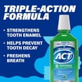 thumbnail image 4 of Enjuague Bucal ACT Restaurador con Flúor Sin Alcohol Menta 2x1L, 4 of 7