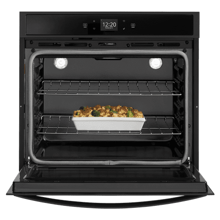 Whirlpool - Smart 30" Built-In Single Electric Wall Oven - Black