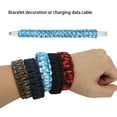 thumbnail image 4 of Brazalete De Cable De Carga USB, Cable Tejido De Nylon Práctico Evite La Decoración Del Brazalete Del Cargador De Bobinado Para Productos Electrónicos, 4 of 7