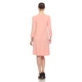 thumbnail image 3 of White Mark Robe Évasée à Encolure Croisée pour Femmes, 3 of 6