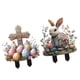 thumbnail image 3 of Estatuilla de letrero de patio de Pascua decoración de Pascua al aire libre para porche patio trasero 1x Cruz 1x Conejo, 3 of 8