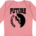 thumbnail image 4 of Inktastic Climbing Future Climber Boys or Girls Long Sleeve Baby Bodysuit, 4 of 5