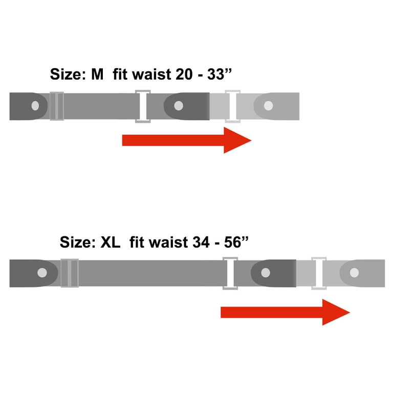 Falari No-Buckle Stretch Belt, Navy, Medium (20-33 inches) photo 6