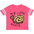 thumbnail image 3 of Inktastic I Love Snails Boys or Girls Toddler T-Shirt, 3 of 5