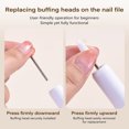 thumbnail image 7 of KitGody Cordless Electric Nail File: 15,000 RPM high-efficiency filing for nail removal and shaping, quiet operation with forward/reverse rotation, visible battery indicator, 7 of 7