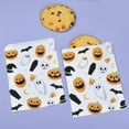 thumbnail image 2 of Big Dot of Happiness Jack-O'-Lantern Paper Treat Bags, Kids Halloween Individual Candy Snack Favors, Greaseproof White Sandwich Cookie Bags - 25 Count, 2 of 5